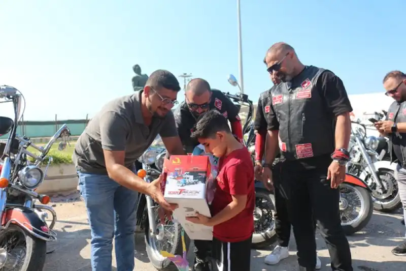 Hatay'da Motosikletliler DMD Hastası çocuk Için Konvoy Oluşturdu