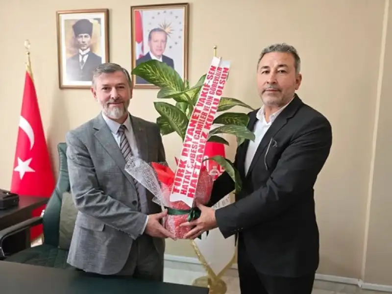 Türk Diyanet Vakıf-Sen Hatay Şubesinden Müftü Topçu’ya Ziyaret