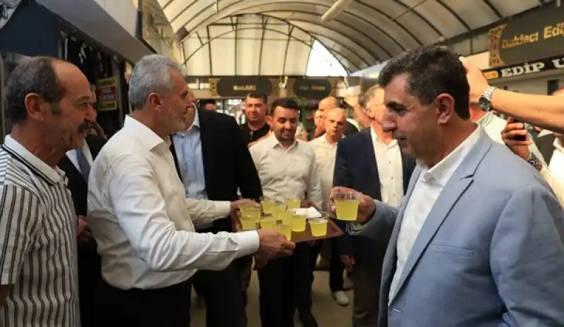 Başkan Öntürk’ten Uzun çarşı Esnafına Ziyaret