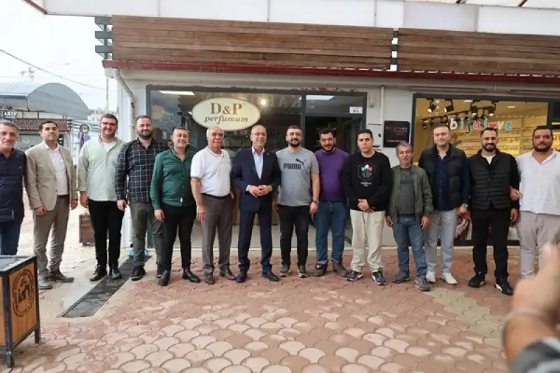 Başkan Yapar, Yoğun Yağışlardan Zarar Gören çarşıları Ziyaret Etti