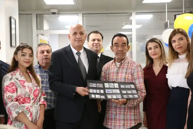 Hatay'da PTT'nin Kuruluş Yılına özel 185. Müşteriye Hediye Verildi