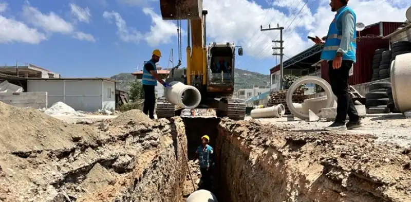 Samandağ’da Altyapı Yatırımı Tamamlanma Aşamasında 