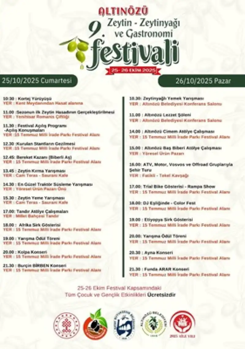 Altınözü’nde Festival Coşkusu Başlıyor