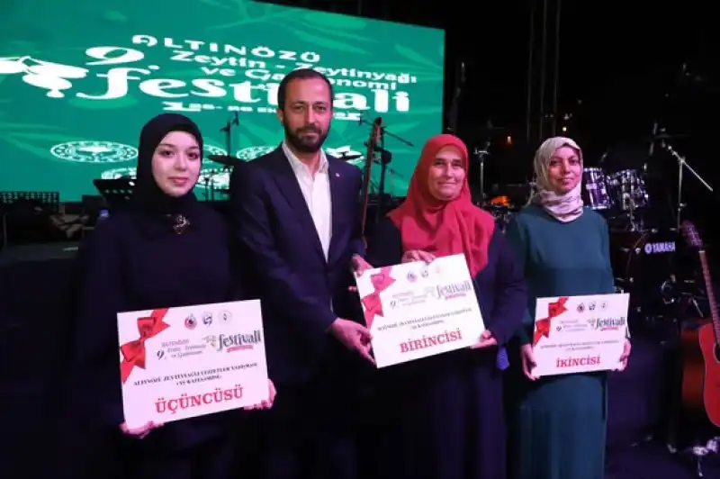 Zeytinyağı Ile Yemek Yapma Yarışmalarında Dereceye Girenler ödüllerini Aldı