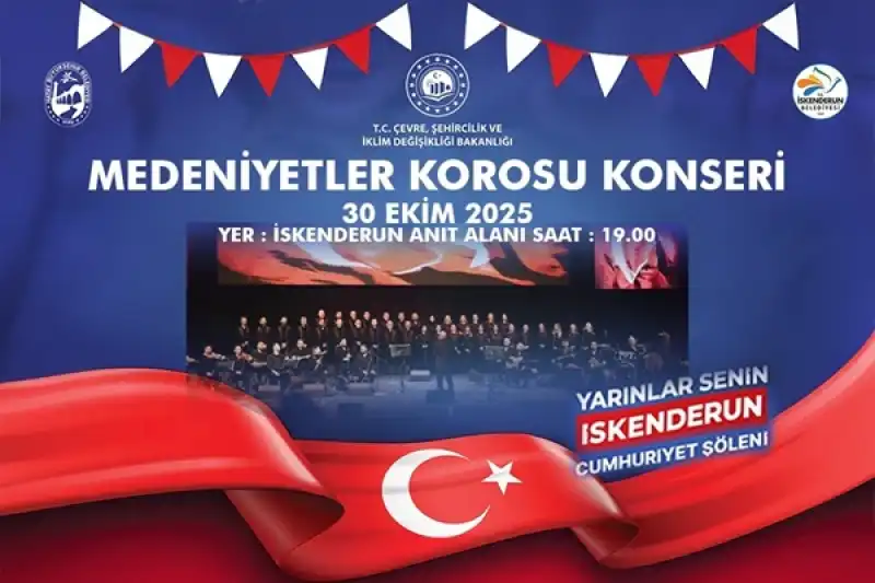 Hatay’da 4 Konserle Cumhuriyet şöleni 