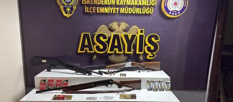 Hatay'da Silahla Havaya Ateş Açan 4 şüpheli Yakalandı