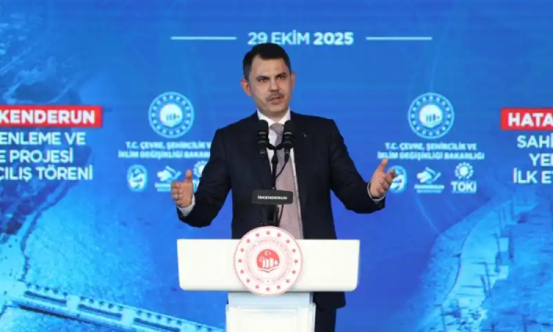 Çevre, Şehircilik Ve İklim Değişikliği Bakanı Kurum, Hatay'da Açılış Töreninde Konuştu