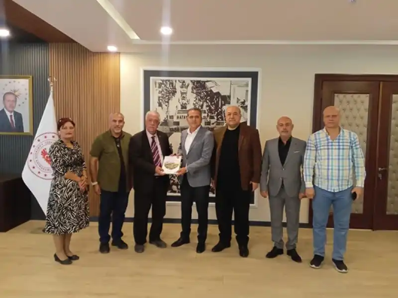 Gazetecilerden Antakya Kaymakamı Abdullah Akdaş’a Nezaket Ziyareti