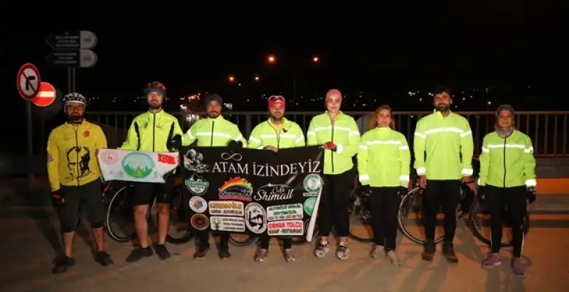 Hatay’dan Ankara’ya Pedal çeviriyorlar: 10 Kasım’a Anlamlı Yolculuk