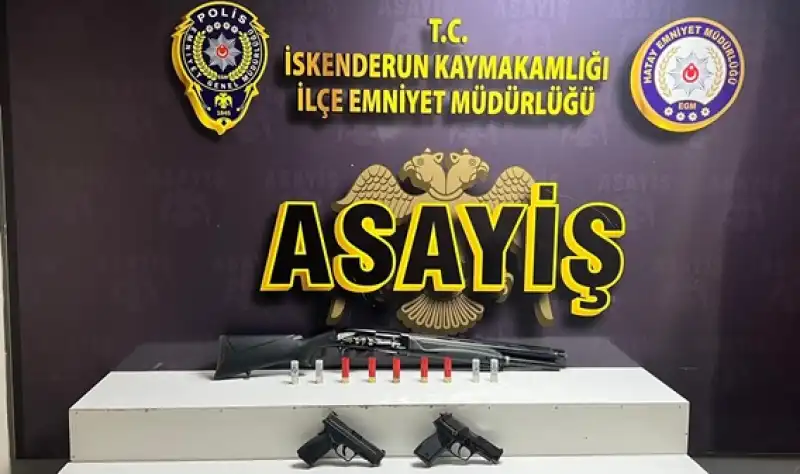 Hatay'da Düğünlerde Havaya Ateş Açan 3 Kişiden 2'si Tutuklandı