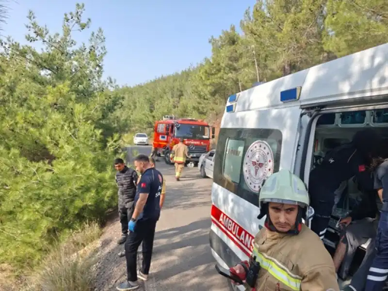 Hatay'da Uçuruma Yuvarlanan Motosikletteki 2 Kişi Yaralandı