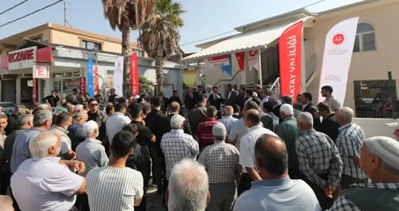 Hatay'da Inşası Tamamlanan Cami Ibadete Açıldı