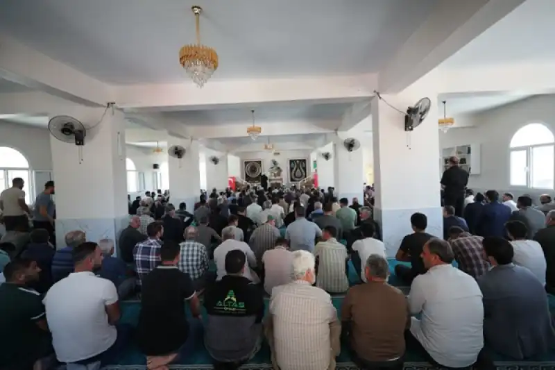 Hatay'da Inşası Tamamlanan Cami Ibadete Açıldı