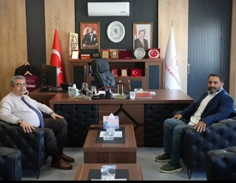 İl Sağlık Müdürü Sıtkı Sönmez’den Başhekim Kavvasoğlu’na Hayırlı Olsun Ziyareti