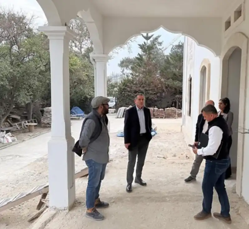 Tarihi Hatay Valilik Binasında Çalışmalar Sürüyor