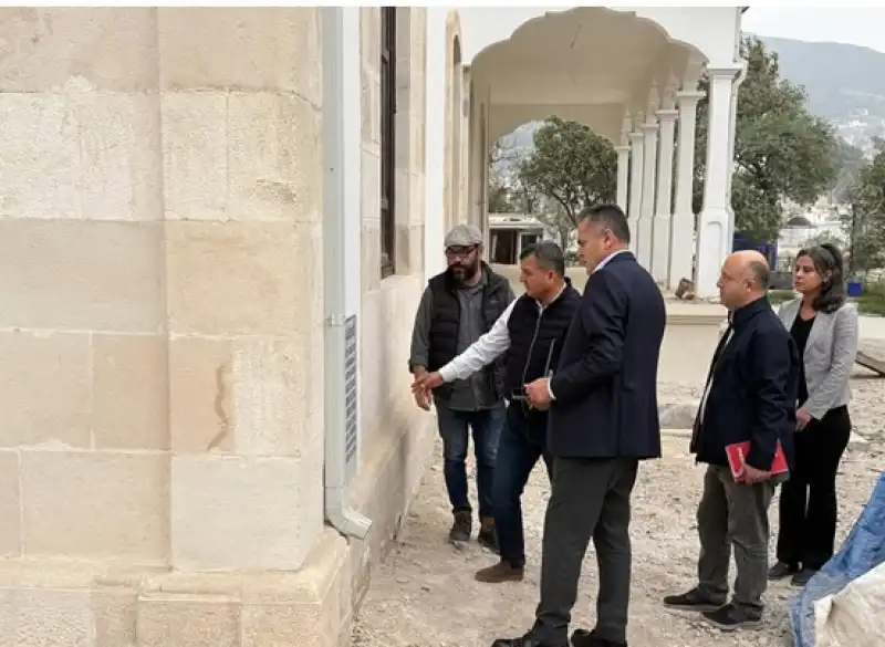 Tarihi Hatay Valilik Binasında Çalışmalar Sürüyor