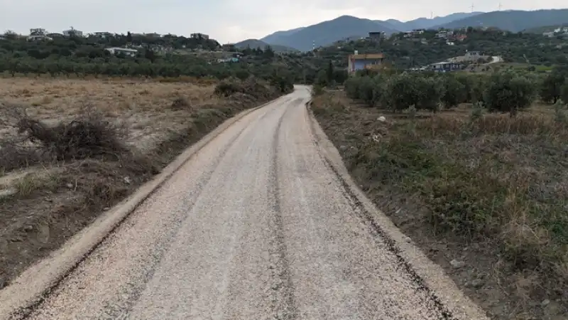 20 Yıldır Işlem Görmeyen üretim Yolu Yenilendi