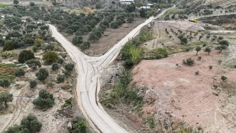 20 Yıldır Işlem Görmeyen üretim Yolu Yenilendi