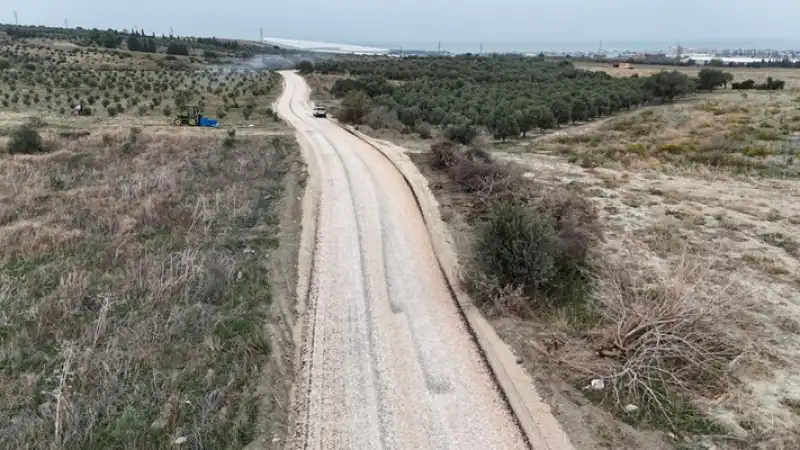 20 Yıldır Işlem Görmeyen üretim Yolu Yenilendi