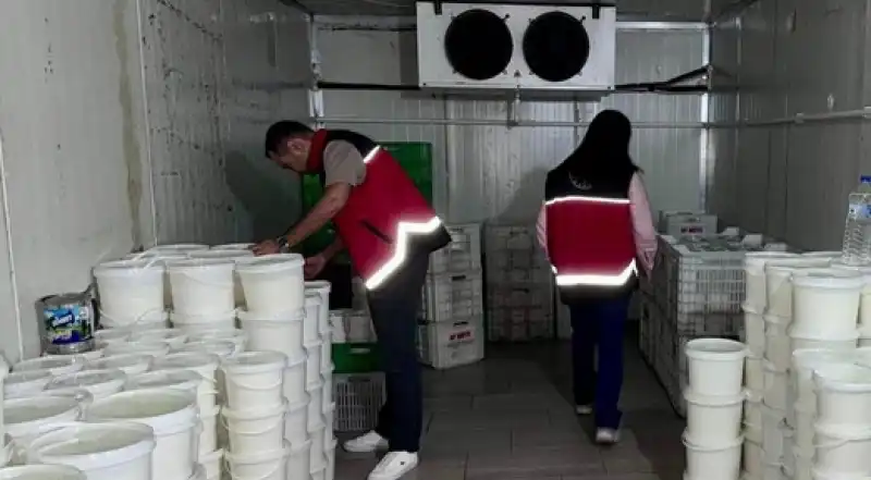 Hatay'da Gıda Güvenliğini Tehdit Eden Peynir Ve Yoğurt Imha Edildi