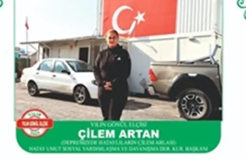 Depremzedelerin Ablası Çilem Artan’a “Yılın Gönül Elçisi” Ödülü