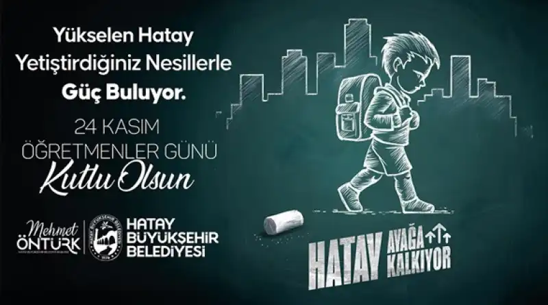 Başkan Öntürk’ün öğretmenler Günü Mesajı