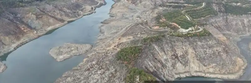 Hatay'ın Içme Suyu Kaynaklarından Karaçay Barajı'nda Doluluk Oranı Yüzde 6,1'e Düştü
