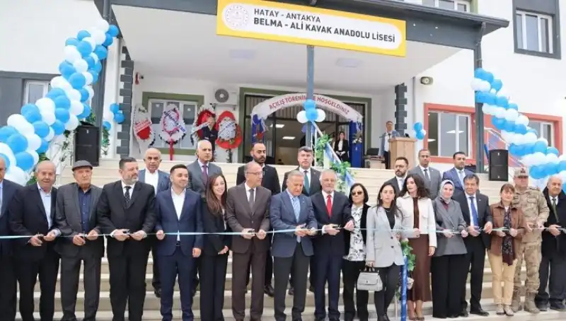 Belma-Ali Kavak Anadolu Lisesi Törenle Açıldı