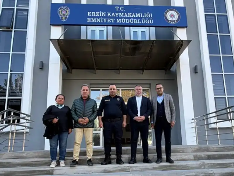 Erzin İlçe Emniyet Müdürü Hasan Gün İGC Yönetimini Kabul Etti. 