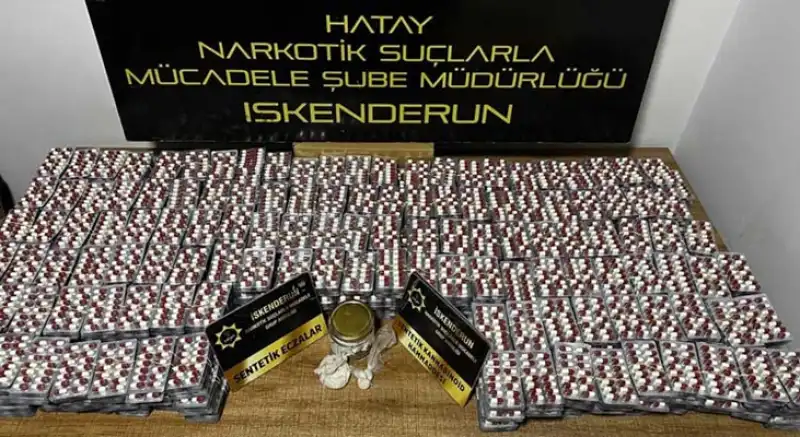 Arsuz’da 4,3 Milyon Lira Değerinde Uyuşturucu Ele Geçirildi