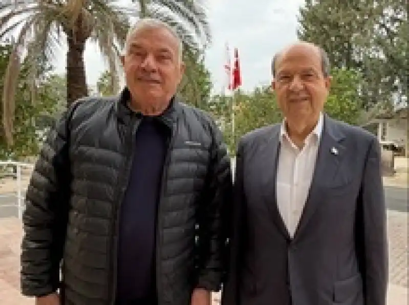 İzzettin Yılmaz’dan KKTC’nin 5. Cumhurbaşkanı Ersin Tatar’a Ziyaret