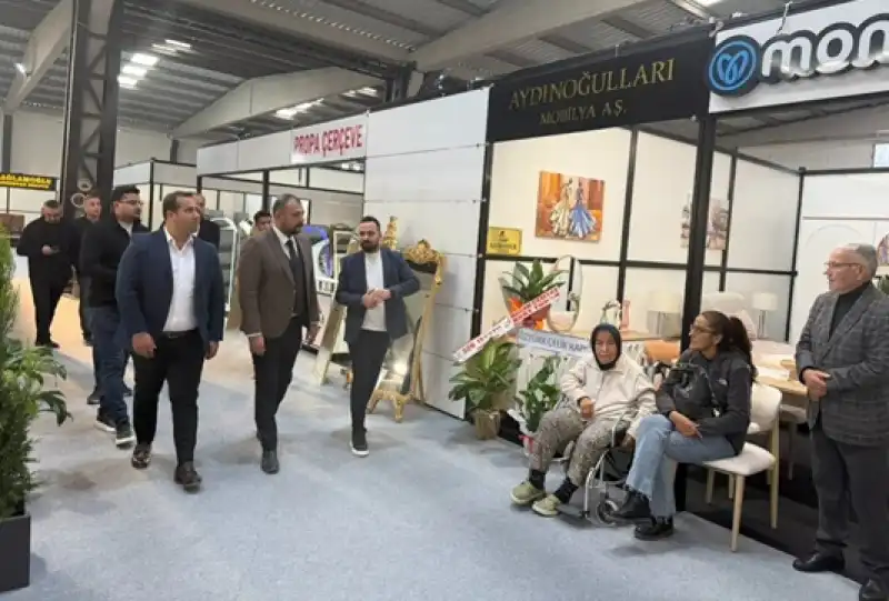 MHP Antakya İlçe Teşkilatı Hatay Mobilya Fuarında