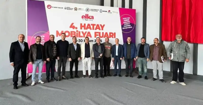 Hatay Ayakkabıcılar Odası’ndan Mobilya Fuarına Destek Ziyareti