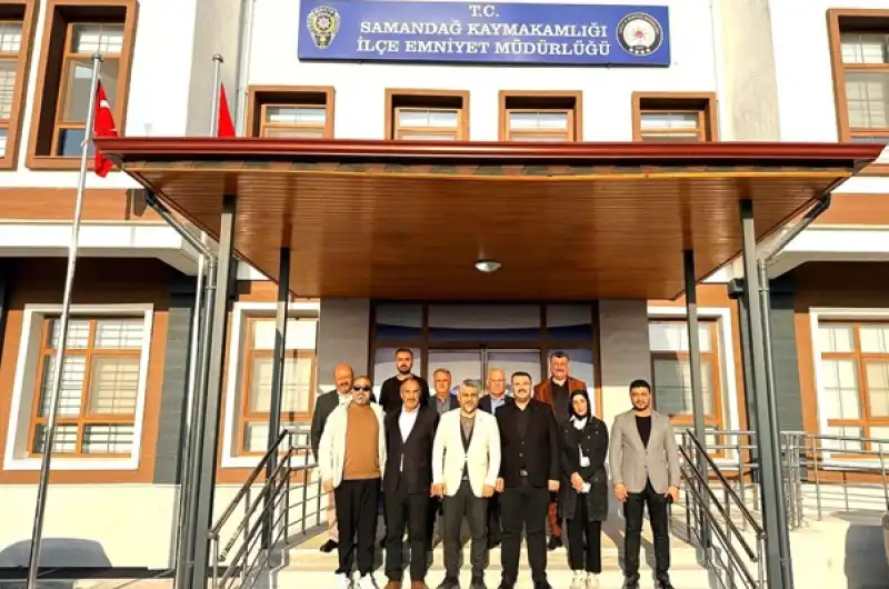 Samandağ Emniyet Müdürü Nacioğlu'na MHP'den 'hayırlı Olsun' Ziyareti