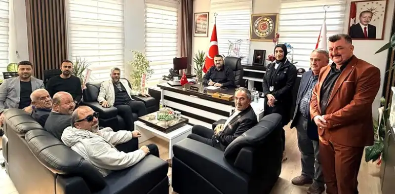 Samandağ Emniyet Müdürü Nacioğlu'na MHP'den 'hayırlı Olsun' Ziyareti