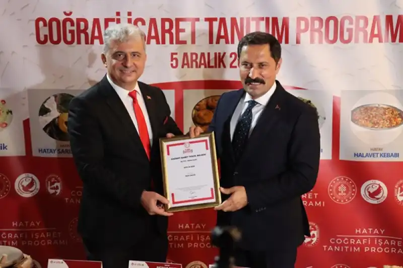 Hatay'da Coğrafi Işaret Tescili Alan 7 ürün Tanıtıldı