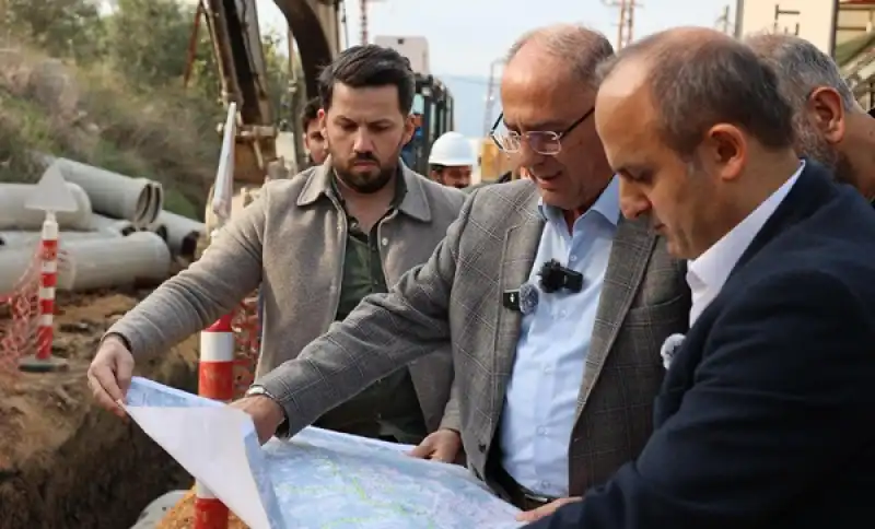 Başkan Yapar, Günyazı Ve Doğanköy Mahalleleri’ndeki Altyapı çalışmalarını Inceledi