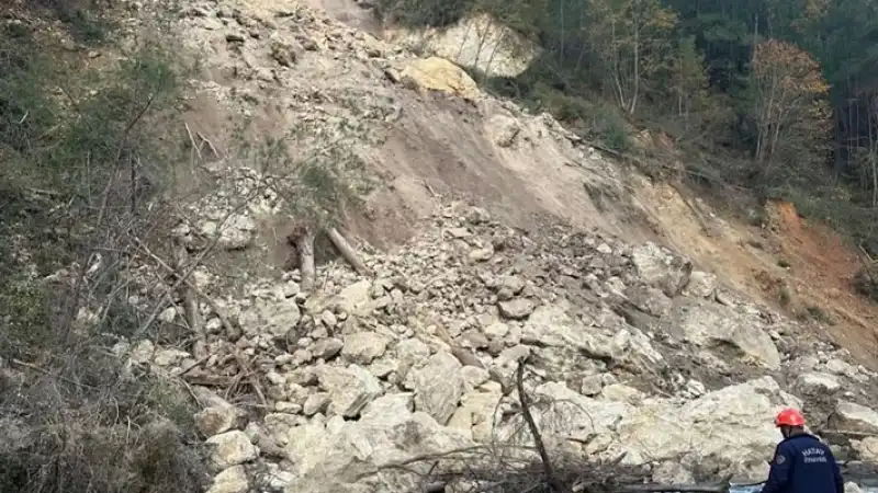 Dörtyol Da Tehlikeli Heyelan!!