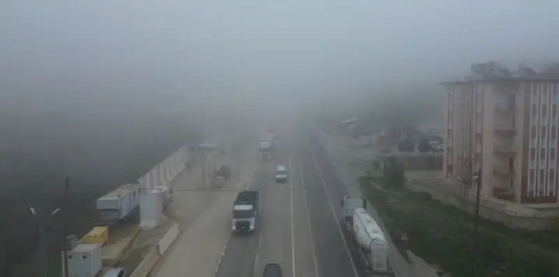 Hatay'da Sis Etkili Oldu Görüş Mesafesi Düştü 