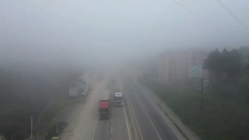 Hatay'da Sis Etkili Oldu Görüş Mesafesi Düştü 