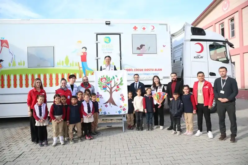 Hatay'da Türk Kızılay Ve Kore Kızılhaçından Depremzede çocuklara Etkinlik