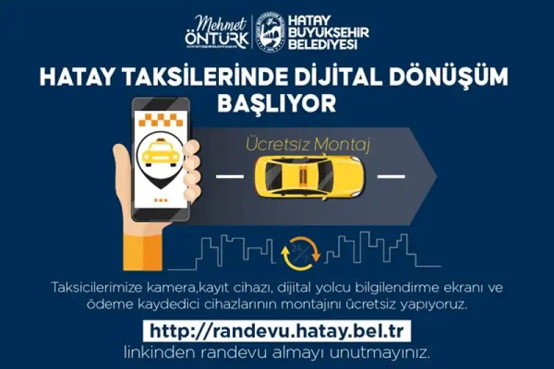 Başkan Öntürk'ün Akıllı Taksi Projesi Hayata Geçiyor