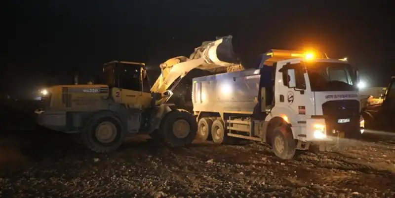 HBB’den Hafriyatta Gece Mesaisi