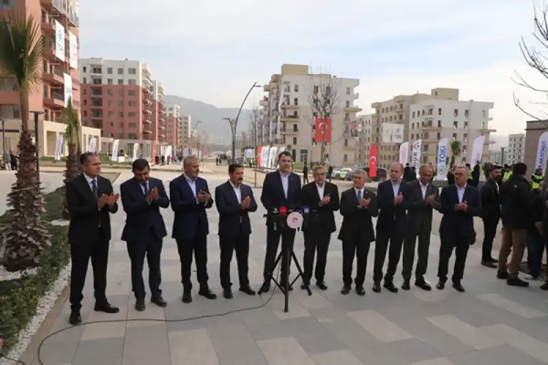 Bakan Kurum: Hatay’ın Hemşerisi Olmaktan Gurur Duyuyorum