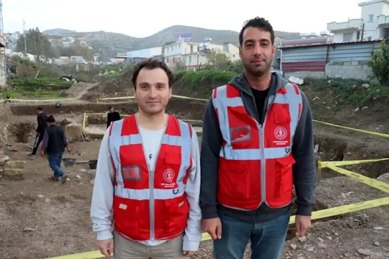Hatay'da Temel Kazısında Geç Antik Çağ'a Ait Mozaik Bulundu