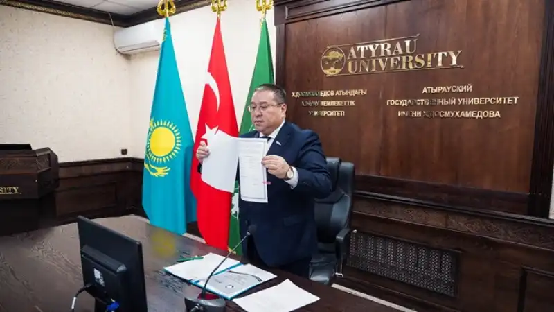 MKÜ Ile Atyrau Üniversitesi Arasında İş Birliği
