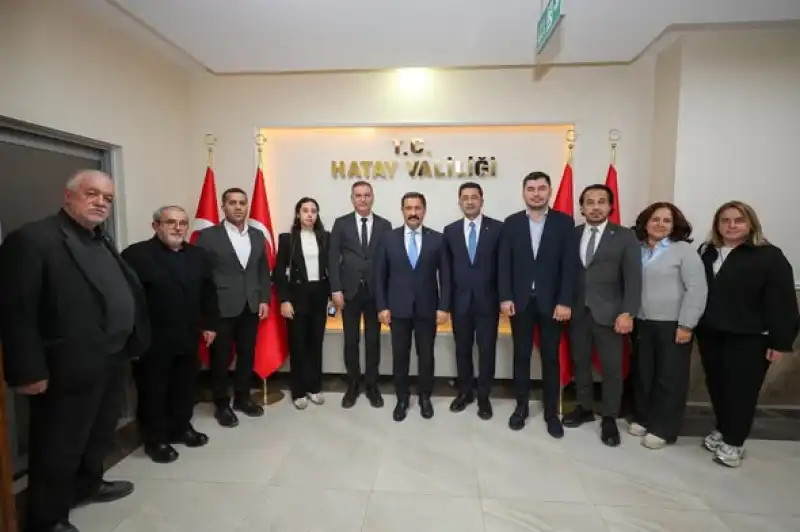 AYSAD Heyeti Hatay Valisi Mustafa Masatli’ Yi Da Makamında Ziyaret Etti