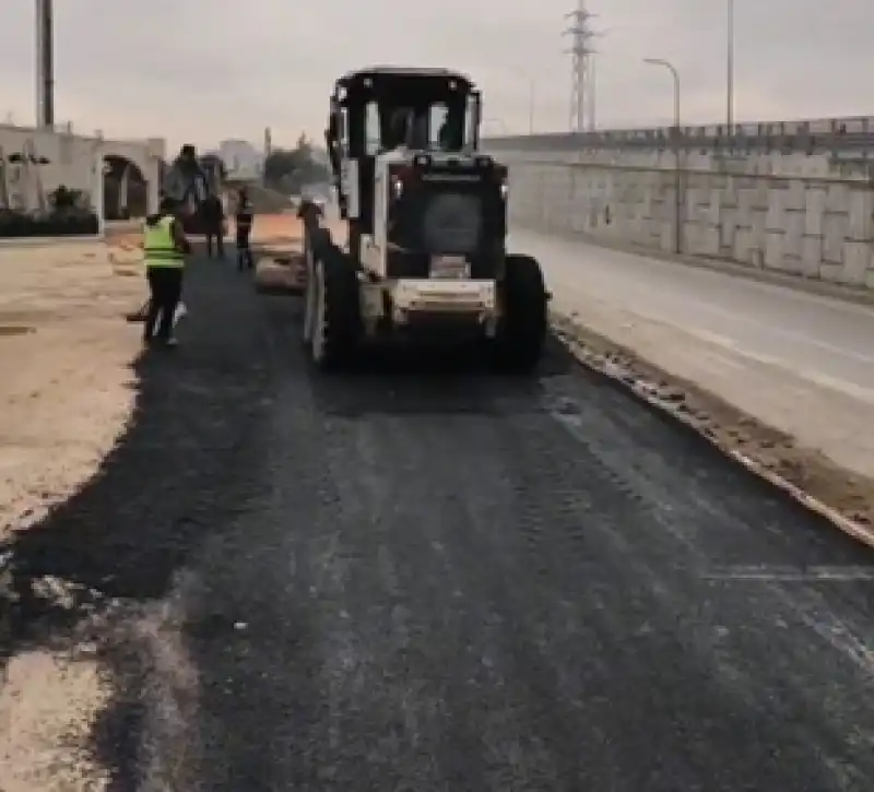 Hafta Sonu Yol çalışmaları Devam Etti