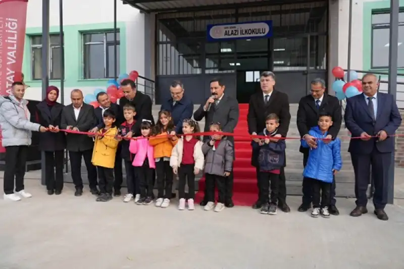 Alazi İlkokulu Törenle Açıldı