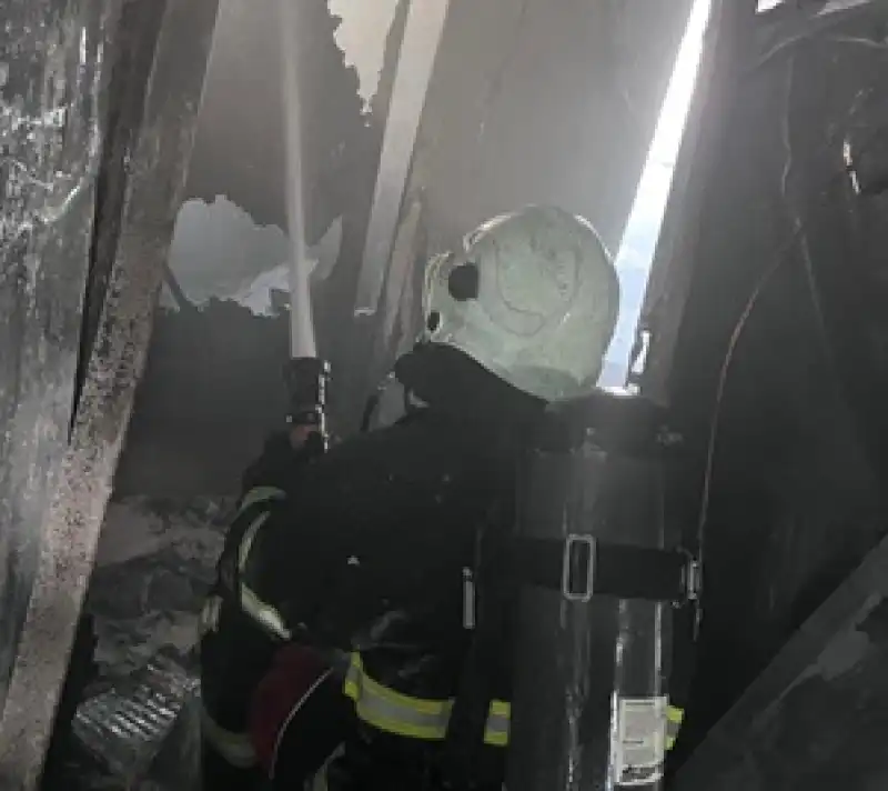 Antakya’da İşçilerin Kaldığı Konteynerlerde Yangın